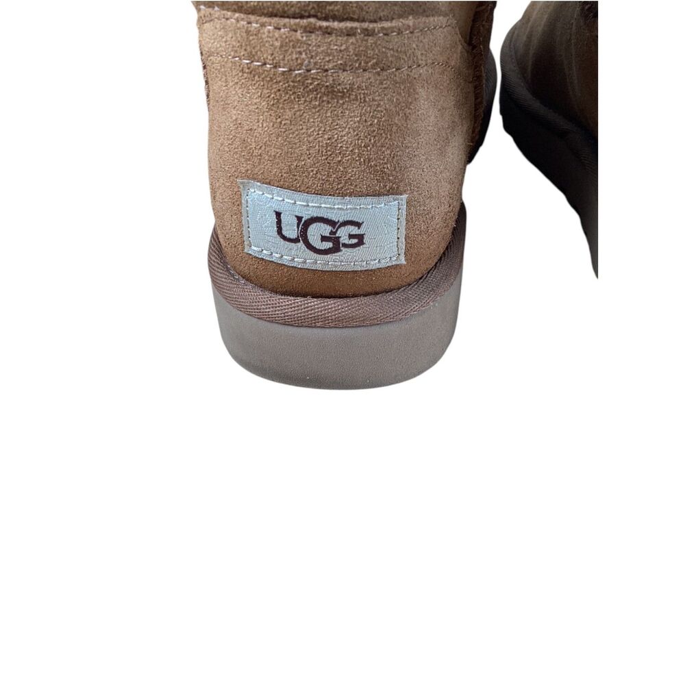 UGG Marciela II Genuine Shearling Chestnut Suede Boots Women's Winter size 6 EUC - Picture 12 of 12